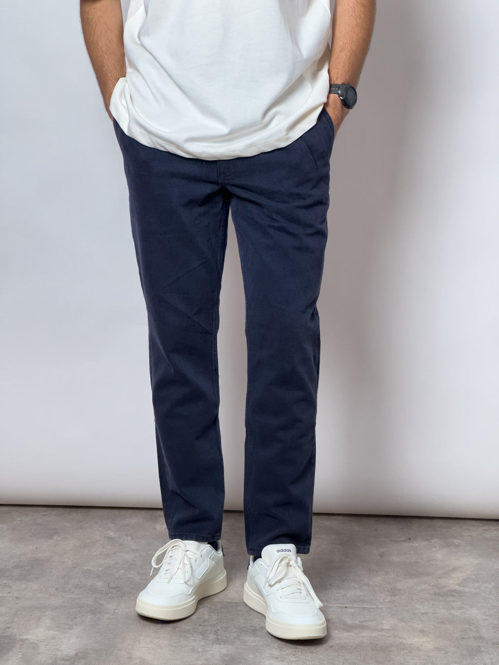 Jean boyfriend Mango bleu nuit