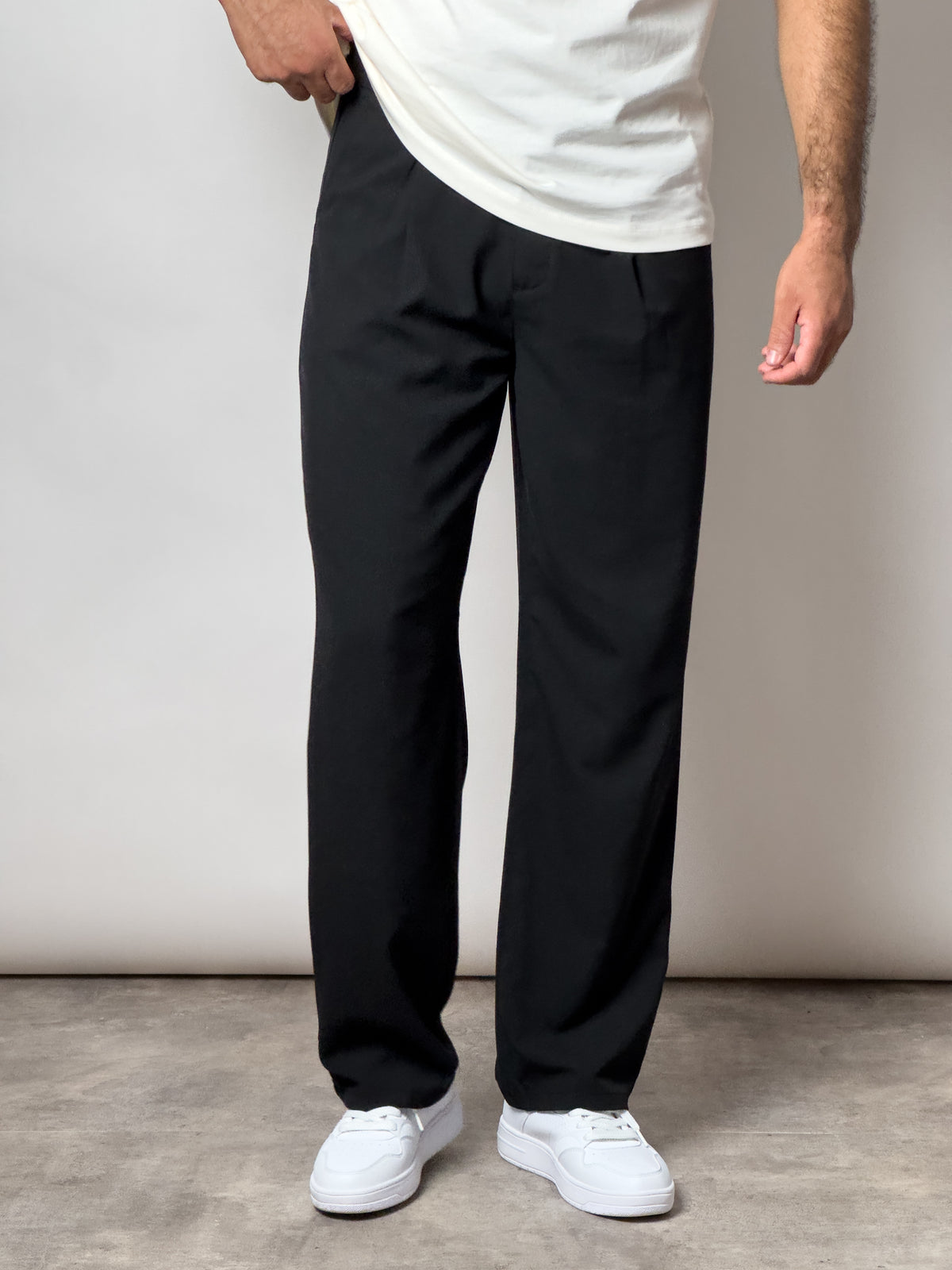 Pantalon classique coupe baggy