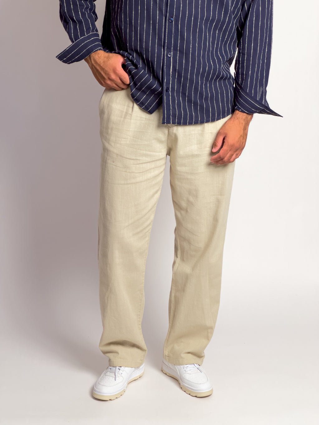 Pantalon Lin Baggy