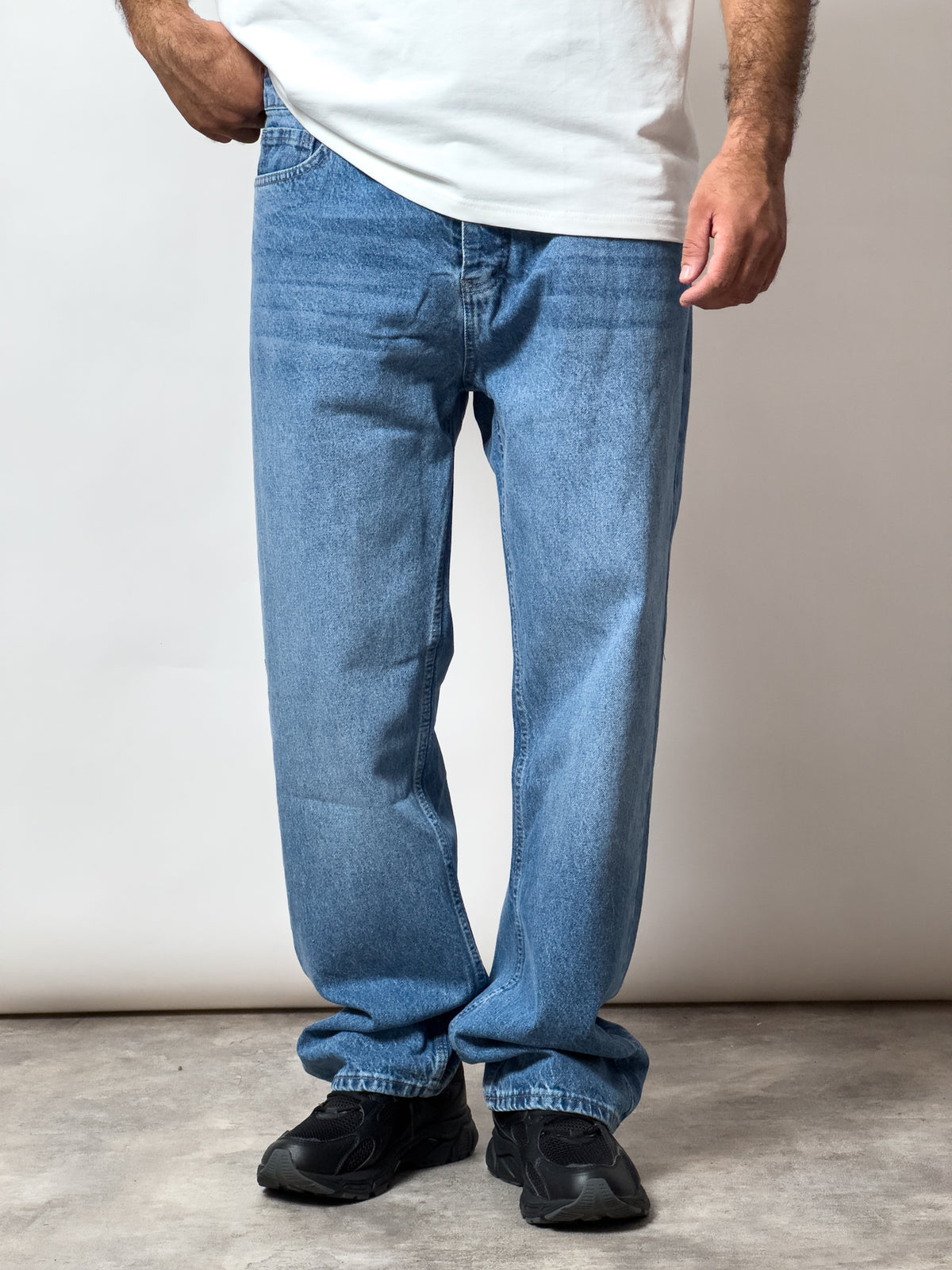 Jeans baggy bleu