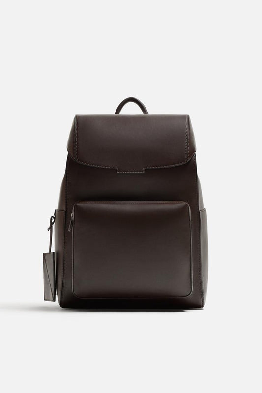 Sac à dos en cuir zara