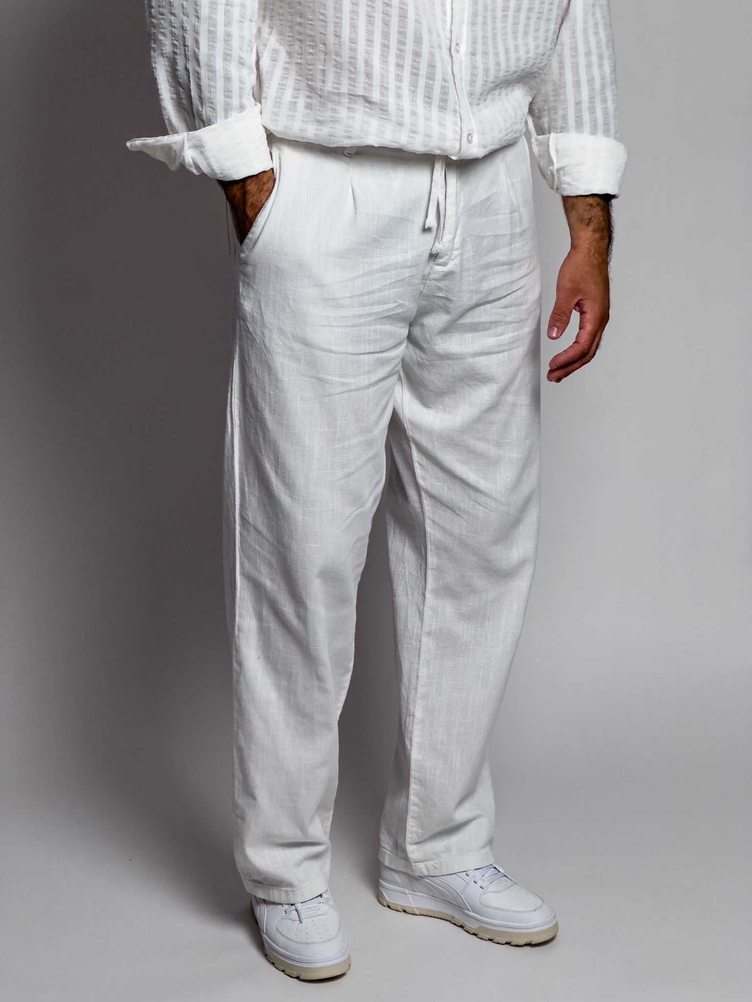 Pantalon Lin Baggy