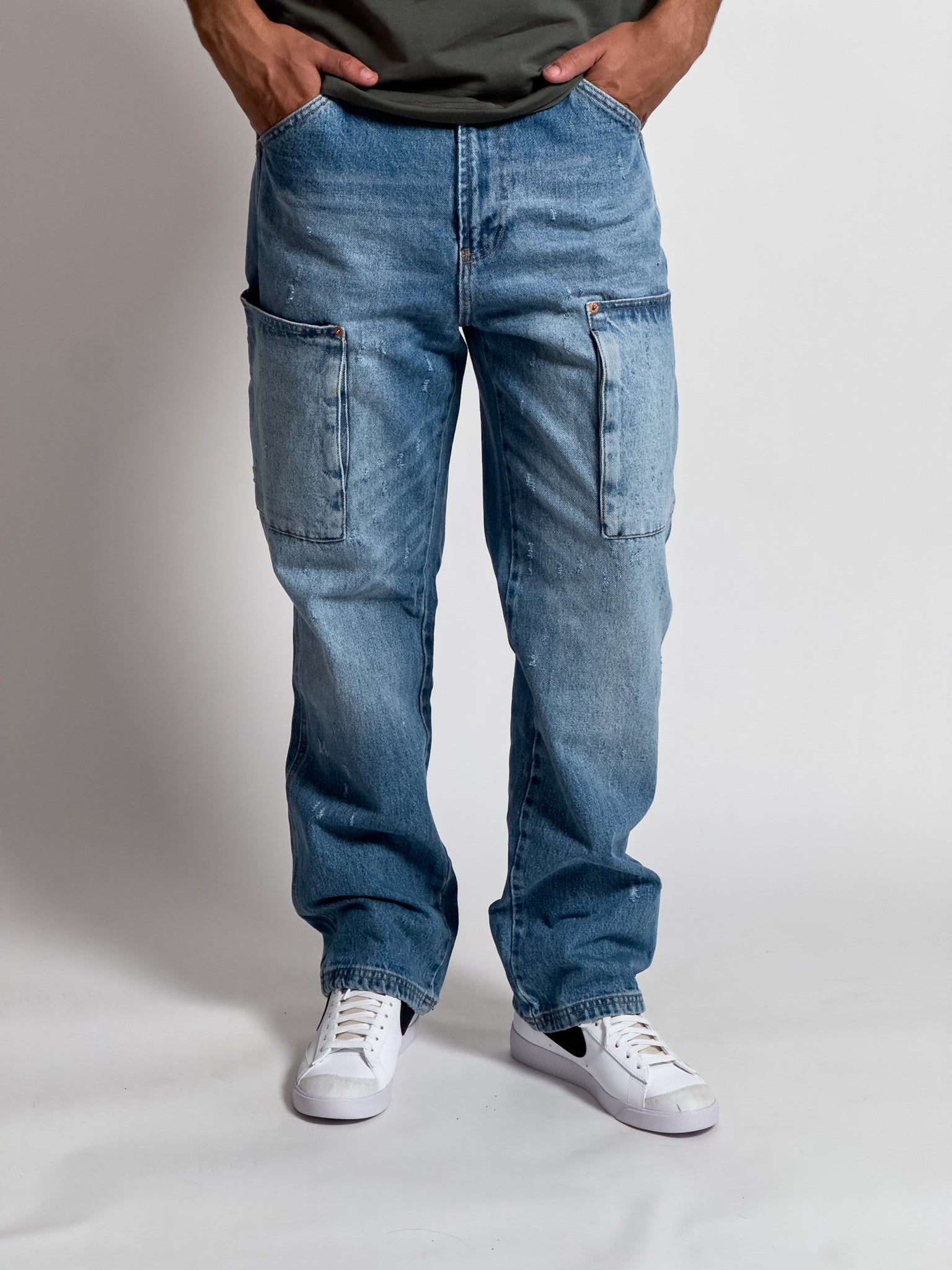 Jean baggy 6 pauches