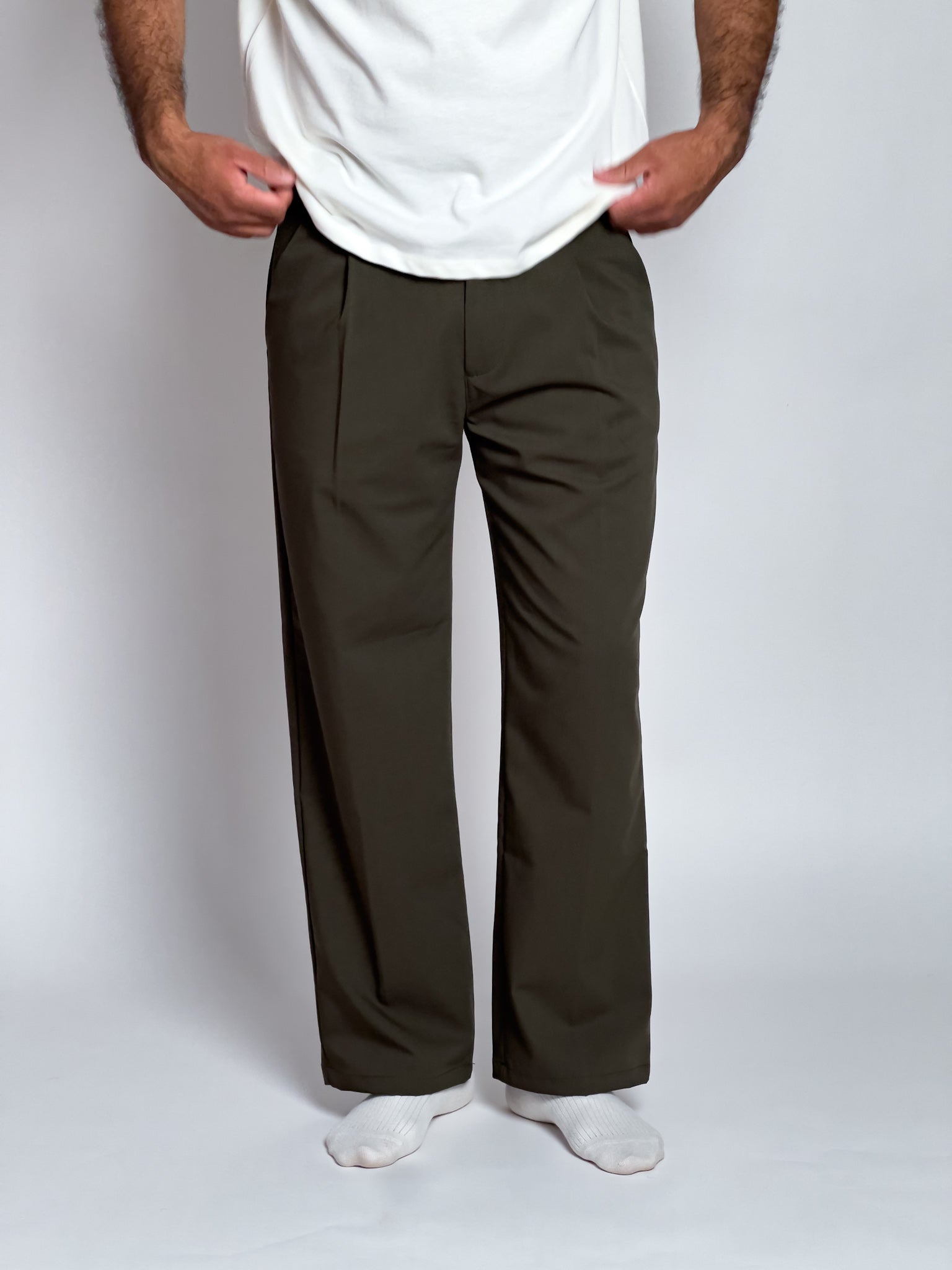 Pantalon classique baggy Zara
