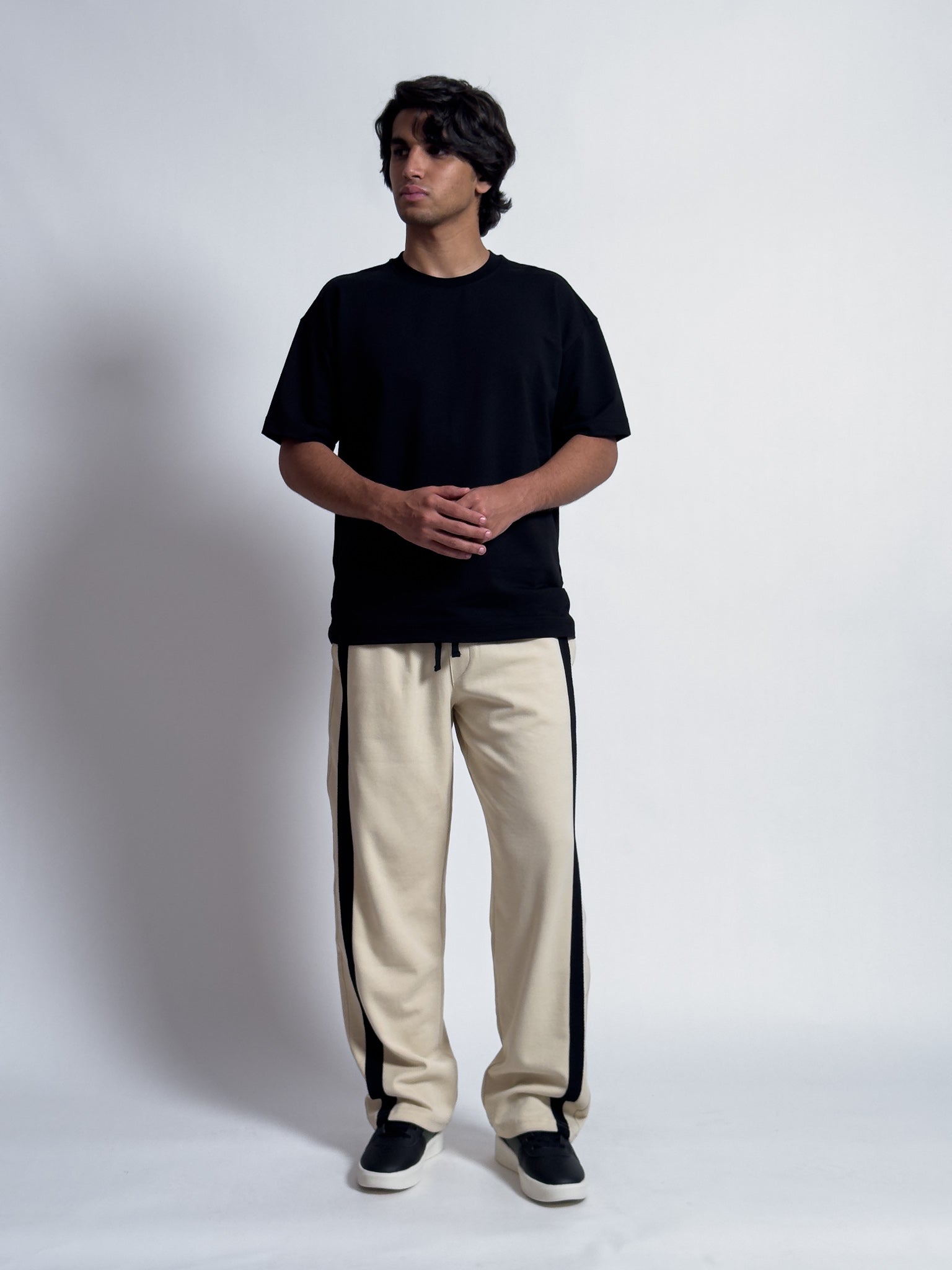 Tshirt Black demi-oversize