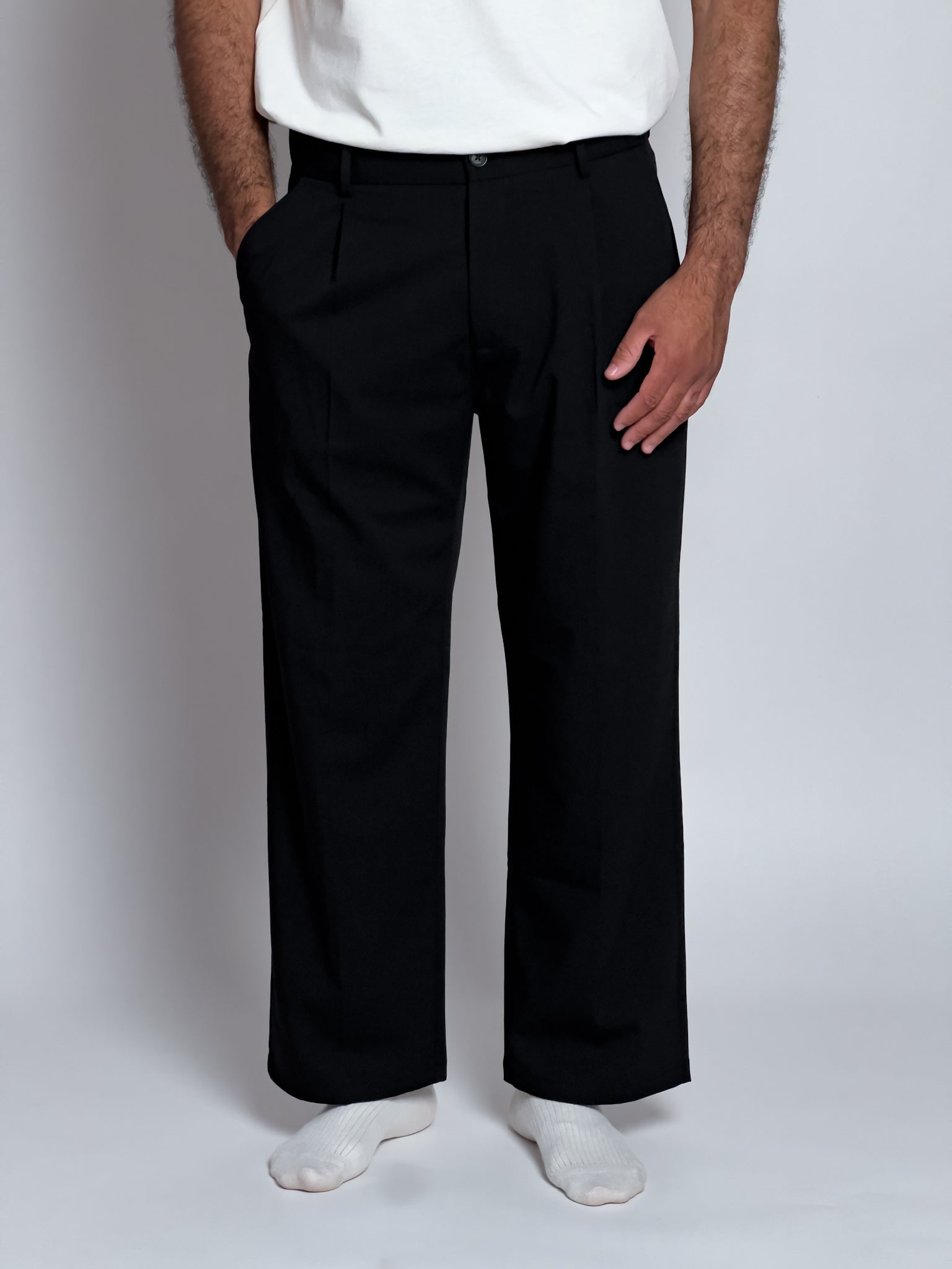 Pantalon classique baggy Zara