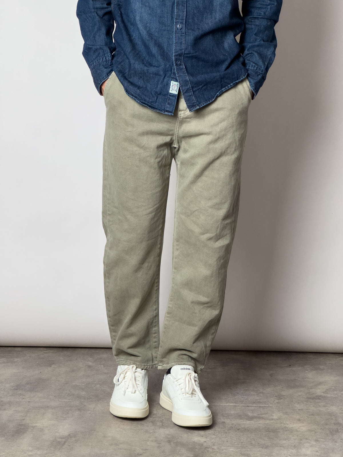 Jeans boyfriend coupe relaxe