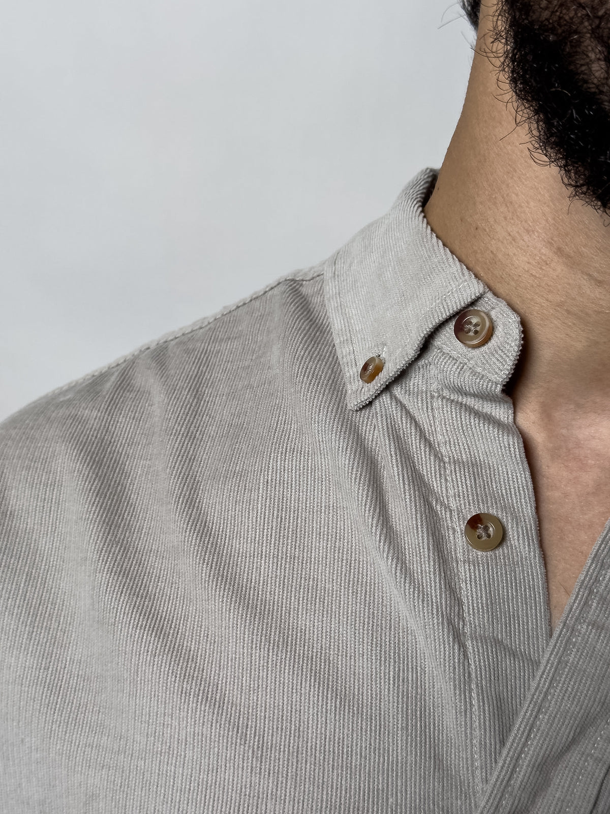 Chemise en velours oversize