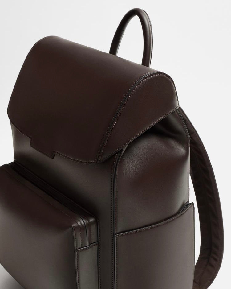 Sac à dos en cuir Zara