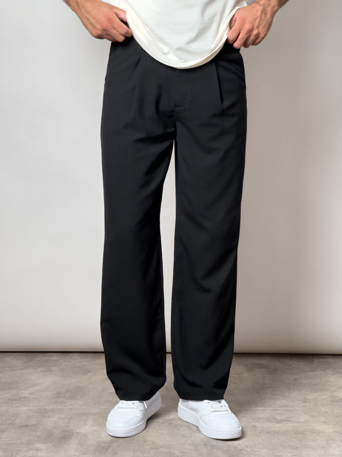 Pantalon classique coupe baggy