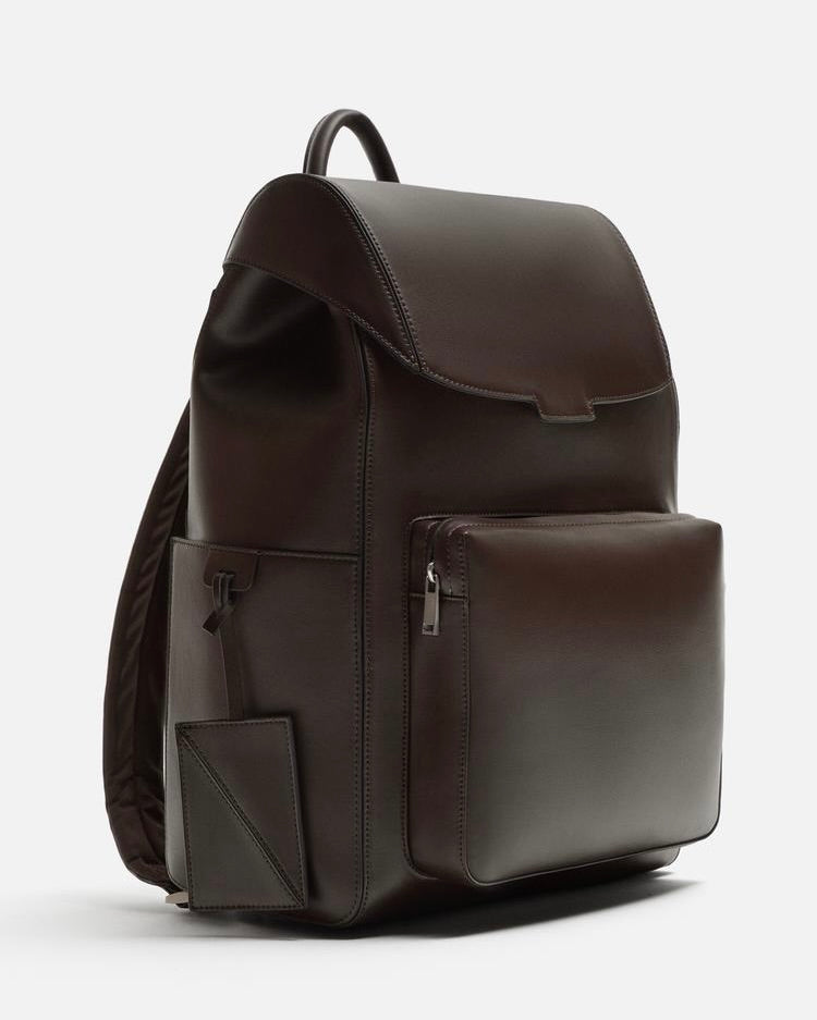 Sac à dos en cuir Zara