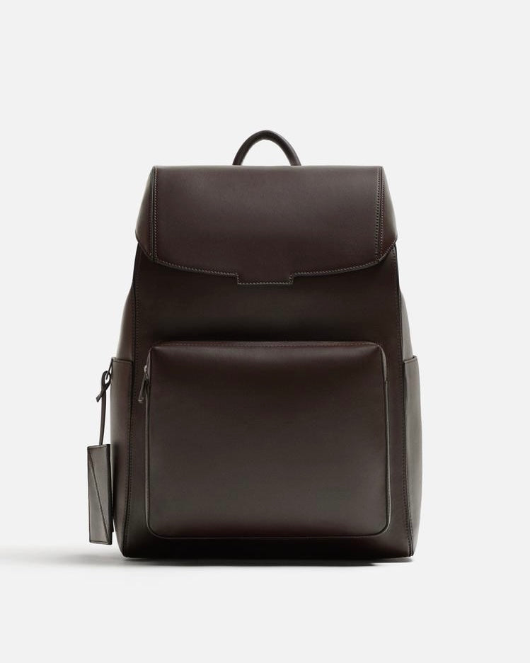 Sac à dos en cuir Zara