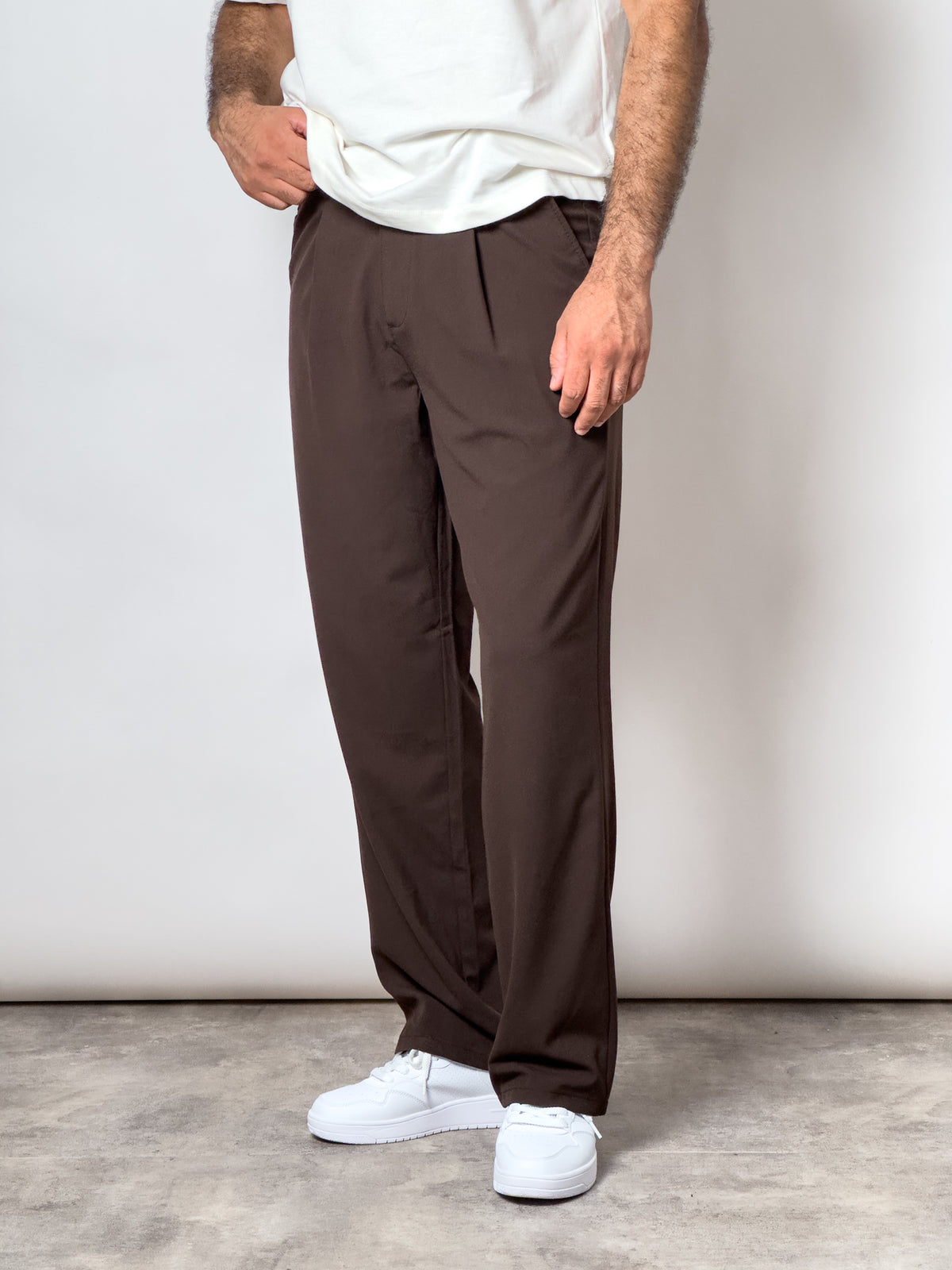 Pantalon classique coupe baggy