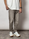 Jean We-eleven boyfriend en denim marron déavé,
