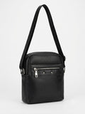 Sacoche DESA en semi-cuir noir