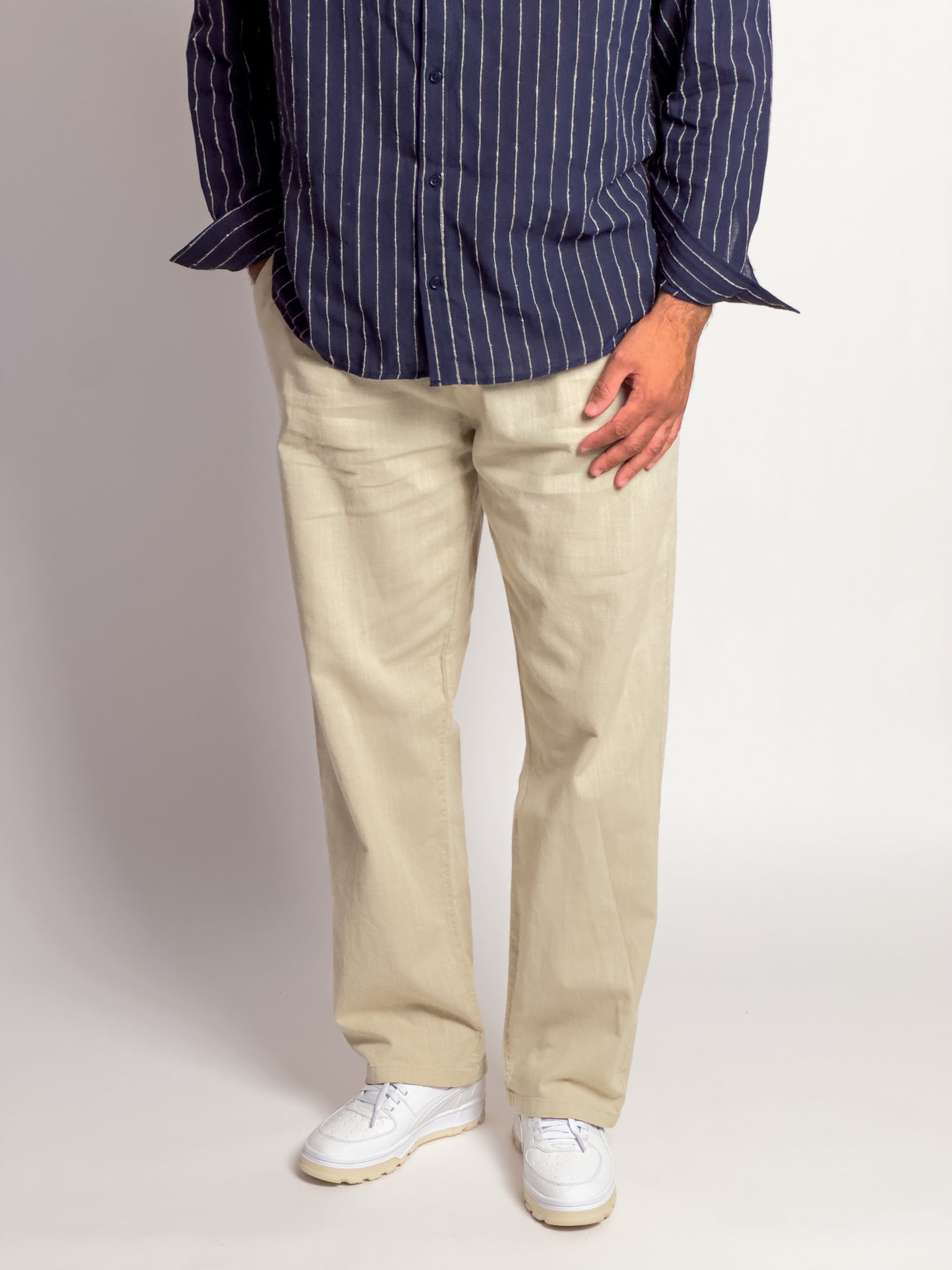 Pantalon Lin Baggy