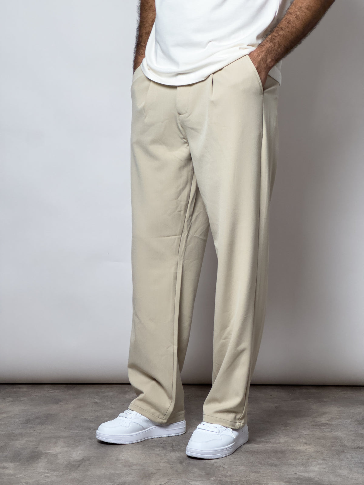 Pantalon classique coupe baggy